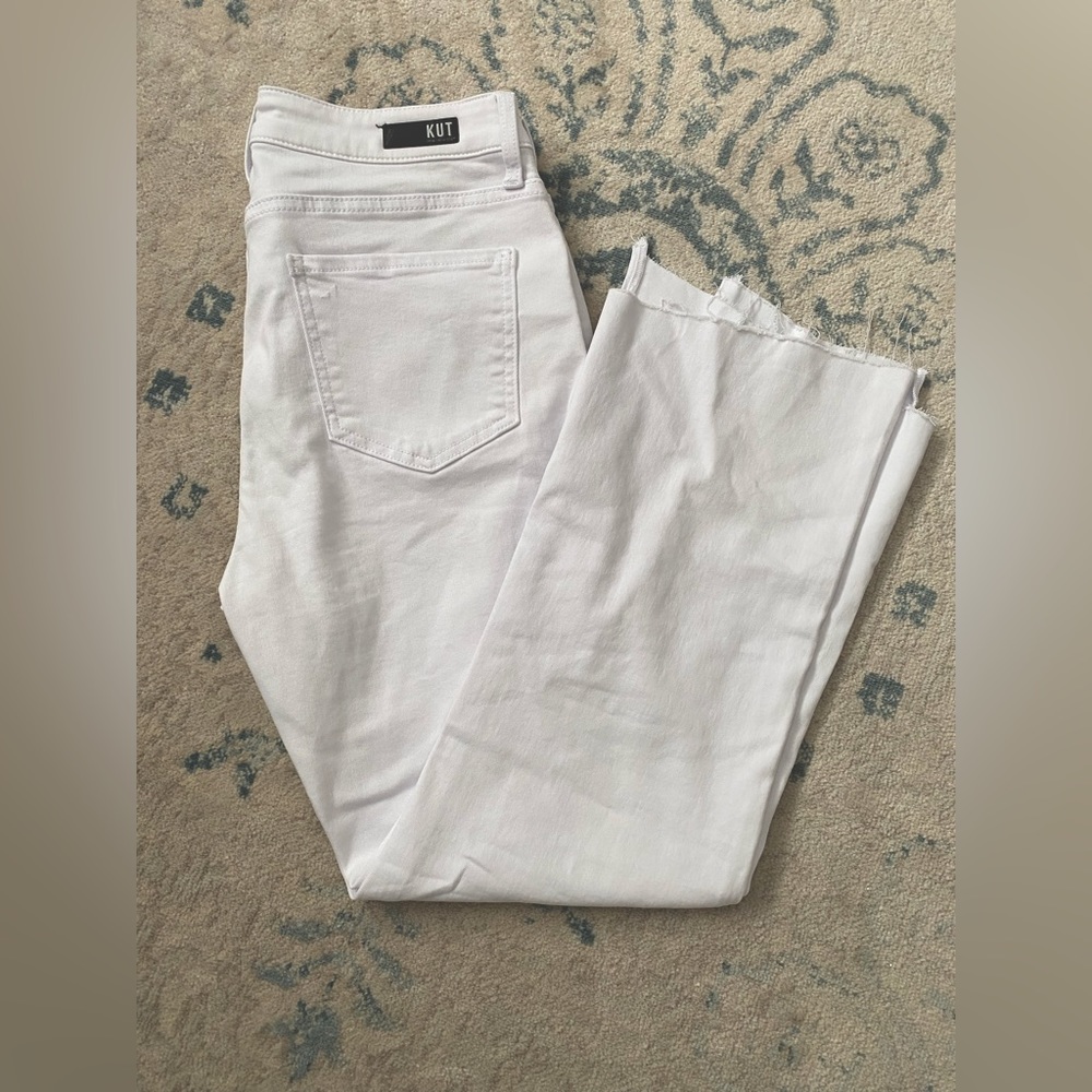 KUT From The Kloth White Denim Jeans